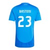 Maglia ufficiale Italia Alessandro Bastoni 23 Casa Euro 2024 per Uomo